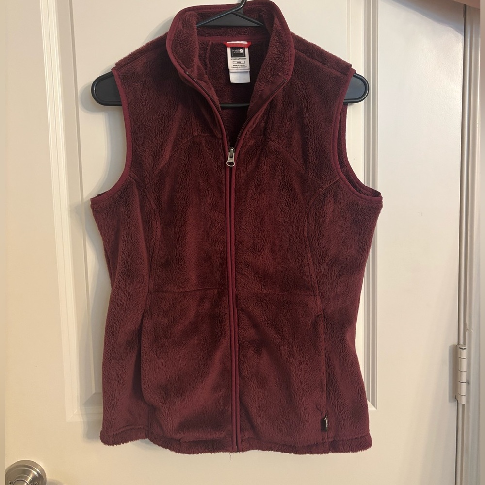The North Face Osito Fuzzy Fleece Full Zip Vest Women's Size M